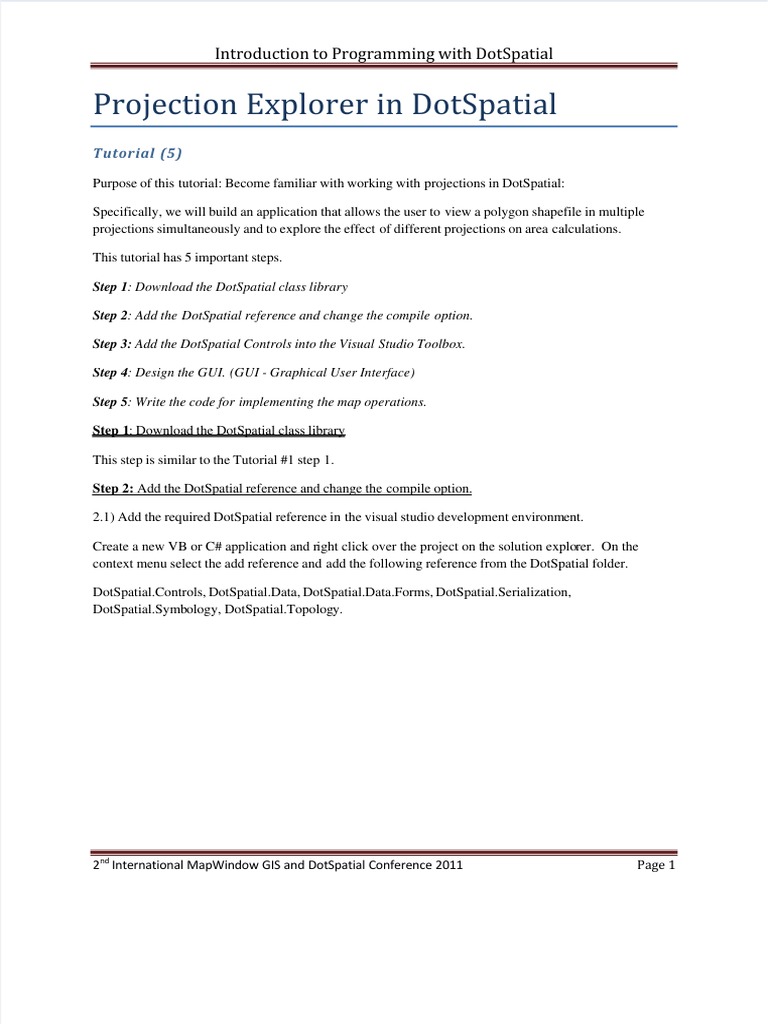 Dokumen Tips Dot Spatial Tutorial 5 Download Free PDF Graphical