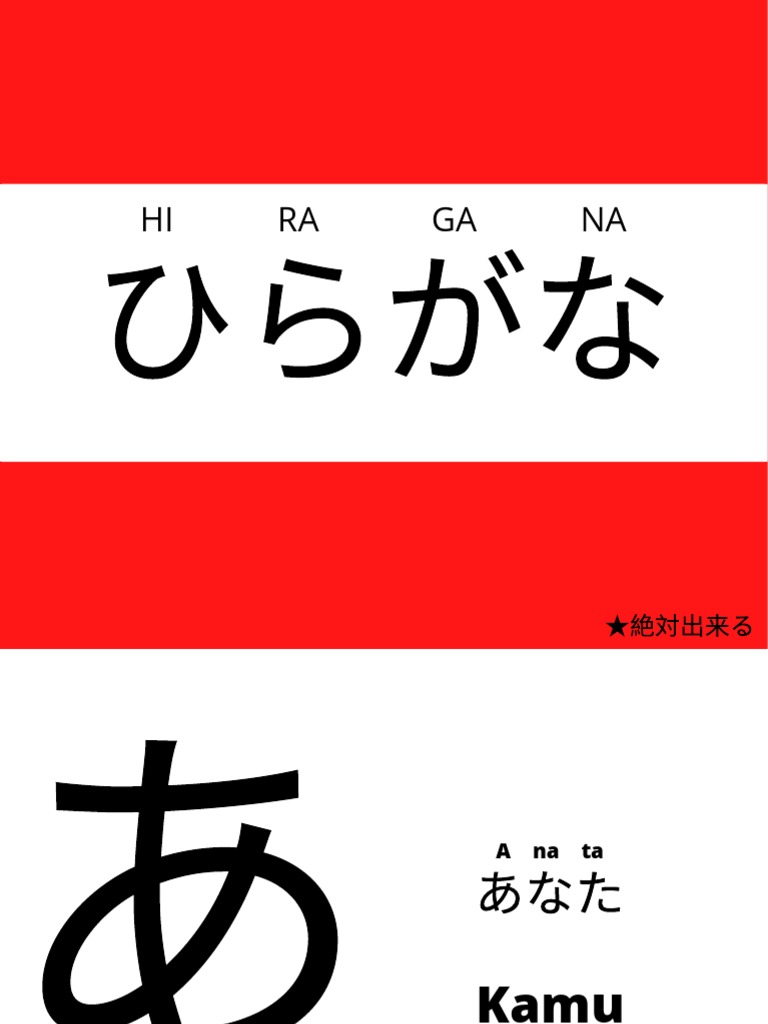 Flash Card Hiragana&katakana PDF