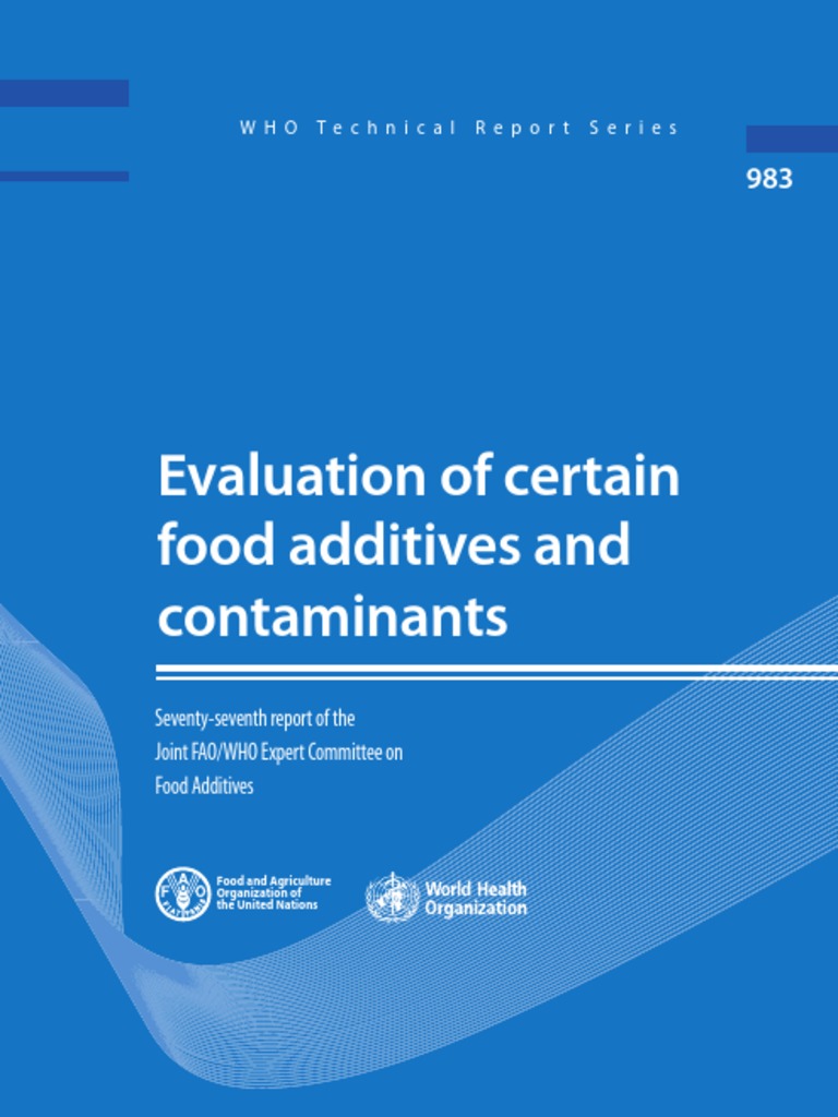 JECFA Technical Meeting | PDF | World Health Organization | Sugar ...