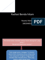 Radiasi Benda Hitam