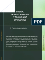 Diapositivas.6. Fusión, Transformación y Escisión de Sociedades