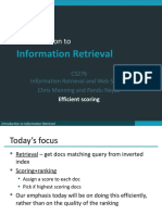 Lecture10 Efficient Scoring