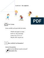 Learning Letters Kk and Ll | PDF