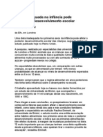 Dieta Inadequada Na Infância Pode Influenciar To Escolar - Nutrientes