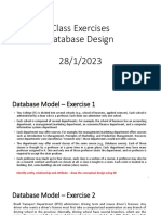 Exercises - DB Design