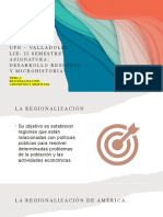 Tema 3. Regionalización, Conceptos Objetivos