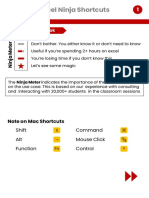 MS Excel Shortcuts For Beginner To Advanced Users PDF