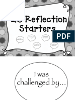 Reflection Starters