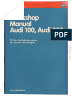 Audi 100, 200 Workshop Manual PDF