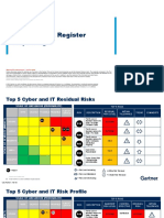 Sample Risk and Issue Register Reporting