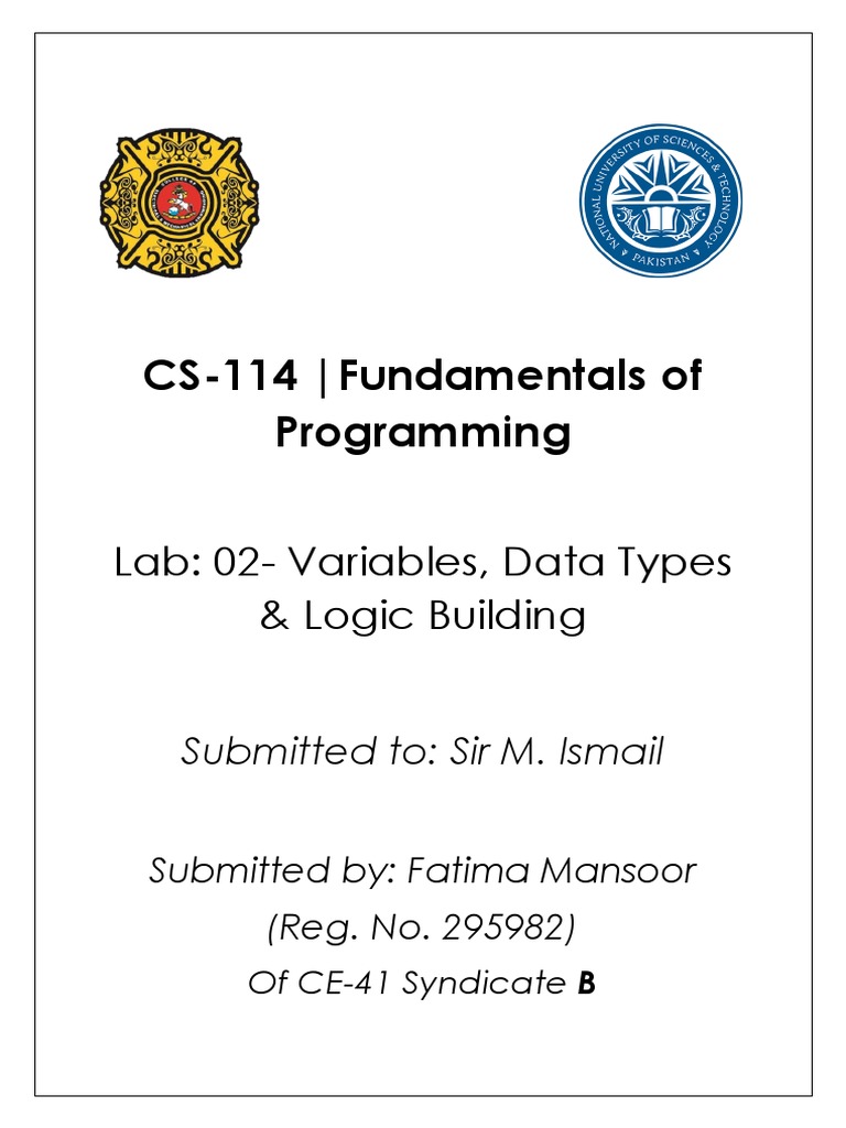 CS-114 Report - 2 | Download Free PDF | C++ | Computer Science