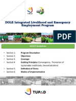 DOLE Integrated Livelihood and Emergency Employment Program