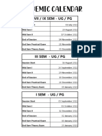 Academic Calendar 2022 PDF