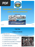 Transport Geo CHapter1