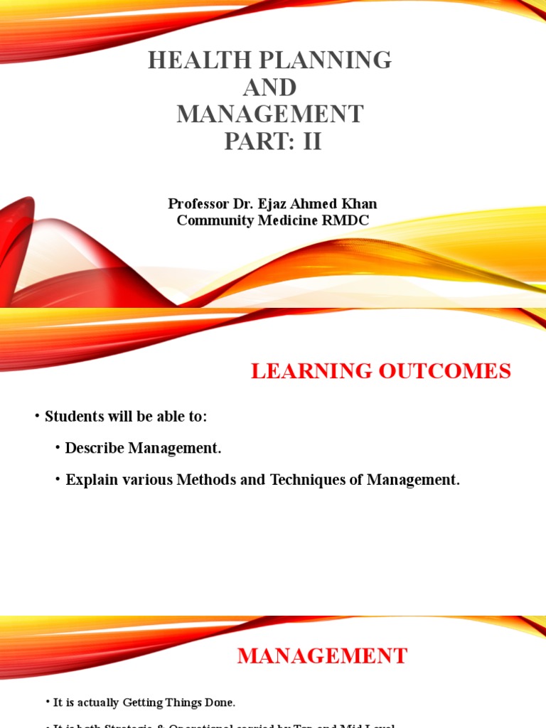 Healthcare Management Techniques Explained | PDF | Health Care | System