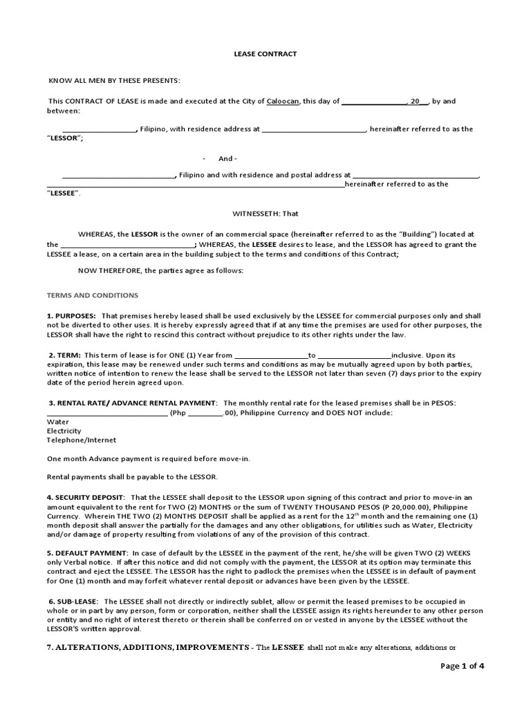 short-term-lease-contract-commercial-download-free-pdf-lease