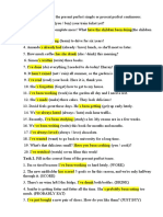 Present Perfect Simple and Continuous