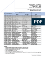 JADWAL PENGASUH