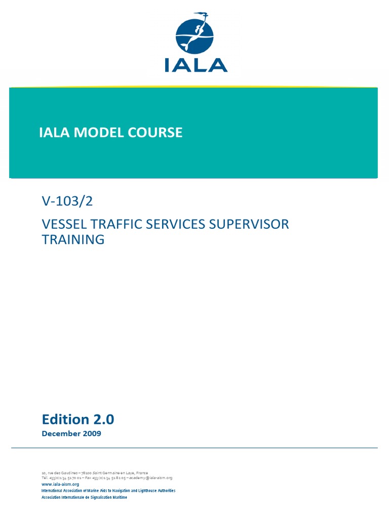 IALA V-103/2 Vessel Traffic Services Training | PDF | Teachers | Simulation