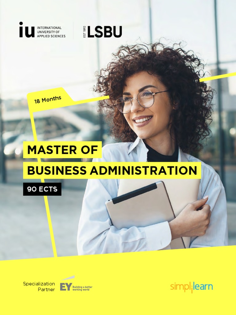 IU 1.5 Yr MBA Brochure | PDF | Entrepreneurship | Strategic Management