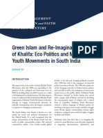 Green Islam and Re Imagination of Khalifa Eco Politics and Muslim Youth Movements in South India by PK Sadique PDF