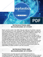 Bioplastics S.I.P by Group E