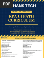 RPA UiPATH Pune Detailed Syllabus