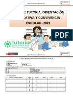 1 Plan de Tutoría, Orientación Educativa - 2022 - F.T.A.