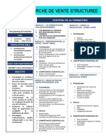 Fiche de Formation DEMARCHE DE VENTE STRUCTUREE