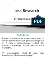 Business Research Unit - I - SESSION I Introduction To Business Research (00001)
