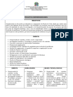 Projetos Empreendedores - 35 Aulas Semanais