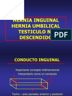 Hernia inguinal  y umbilical 