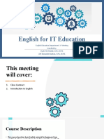 English For IT Education