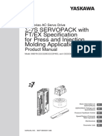 Manual Sigma 7 200V Single Axis Mechatrolink III Function Type Injection Molding Application