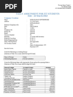 Tally Assignment