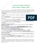 Regulamento Do Concurso Literario 2023 PDF