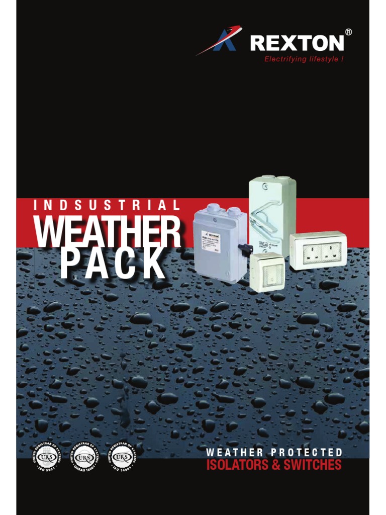 Rexton Weather Pack Catalogue PDF Fax Information And