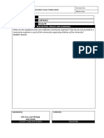 Form - CWTS101 Essay #9