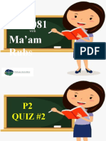 FIN 081 - P2 Quiz2