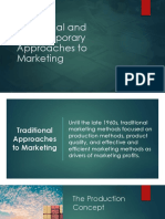 Approaches in Marketing