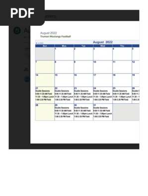 August 2022 Calendar