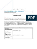 Unit 13 Statement of Aims FMP 2023 Finished For Reflection 2023-23 2