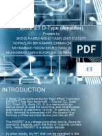 MOSFET D-Type (Amplifier) (FInal)