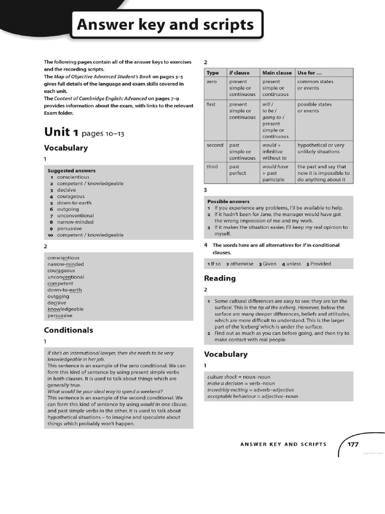 Object Adv P10-13 KEY | PDF
