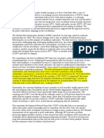 The Recent Declaration of A Public Health Emergency in New York State After A Case of Paralytic Poliomyelitis Caused by A Circulating Vaccine