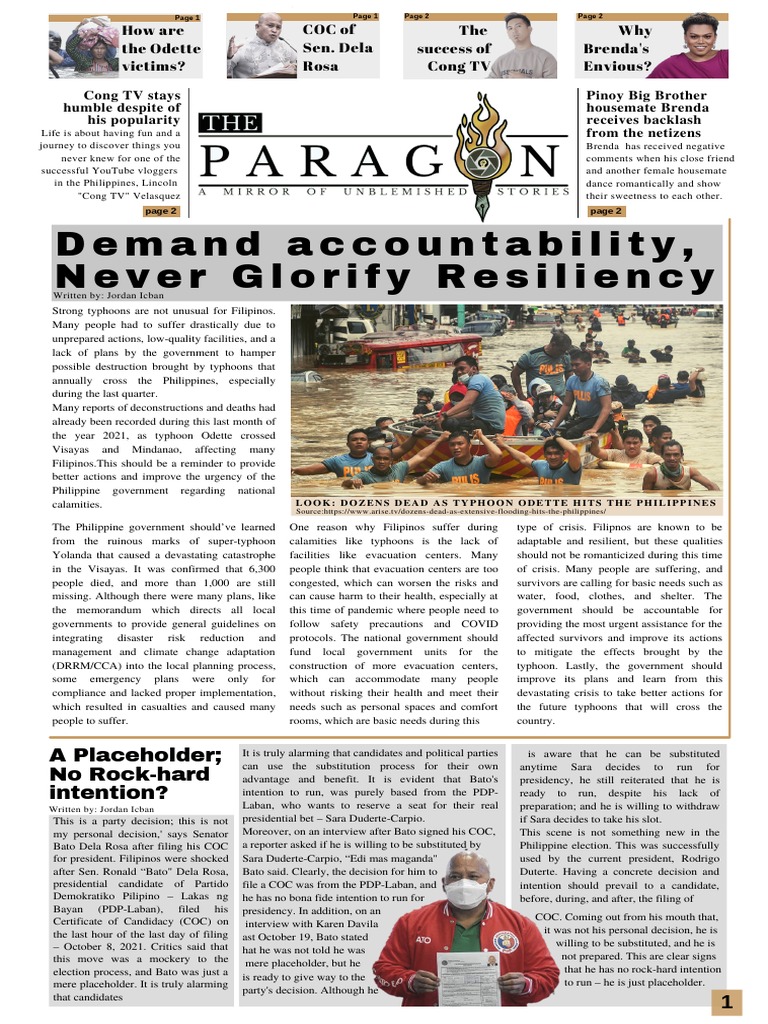 (REVISED) The Paragon Desktop Publishing Output PDF PDF