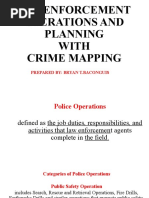 Law Enforcement Operations and Planning With Crime Mapping: Prepared By: Bryan T.Baconguis