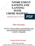 Law Enforcement Operations and Planning With Crime Mapping: Prepared By: Bryan T.Baconguis