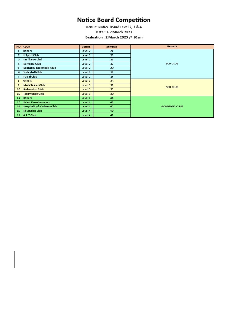 Notice Board Competition.xlsx PDF