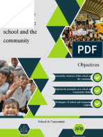 Managing The Relation of The School and The Community